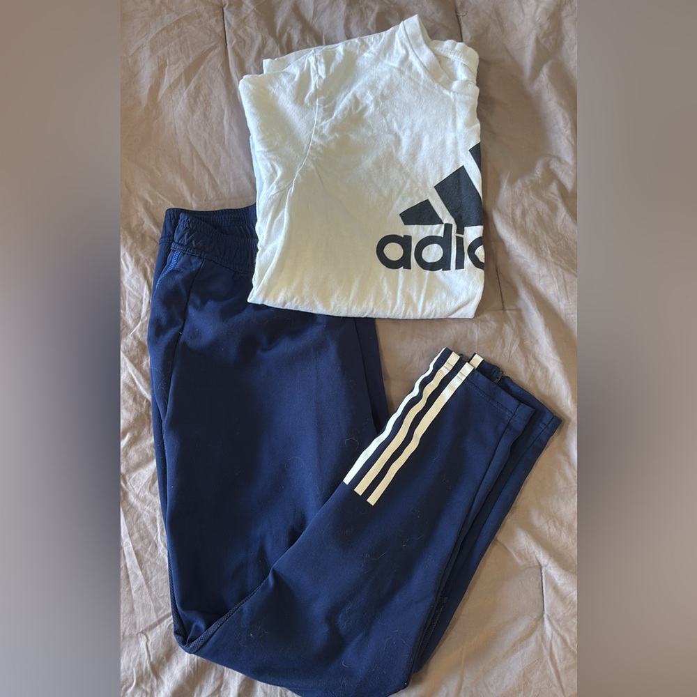 Adidas Tshirts and jogger set